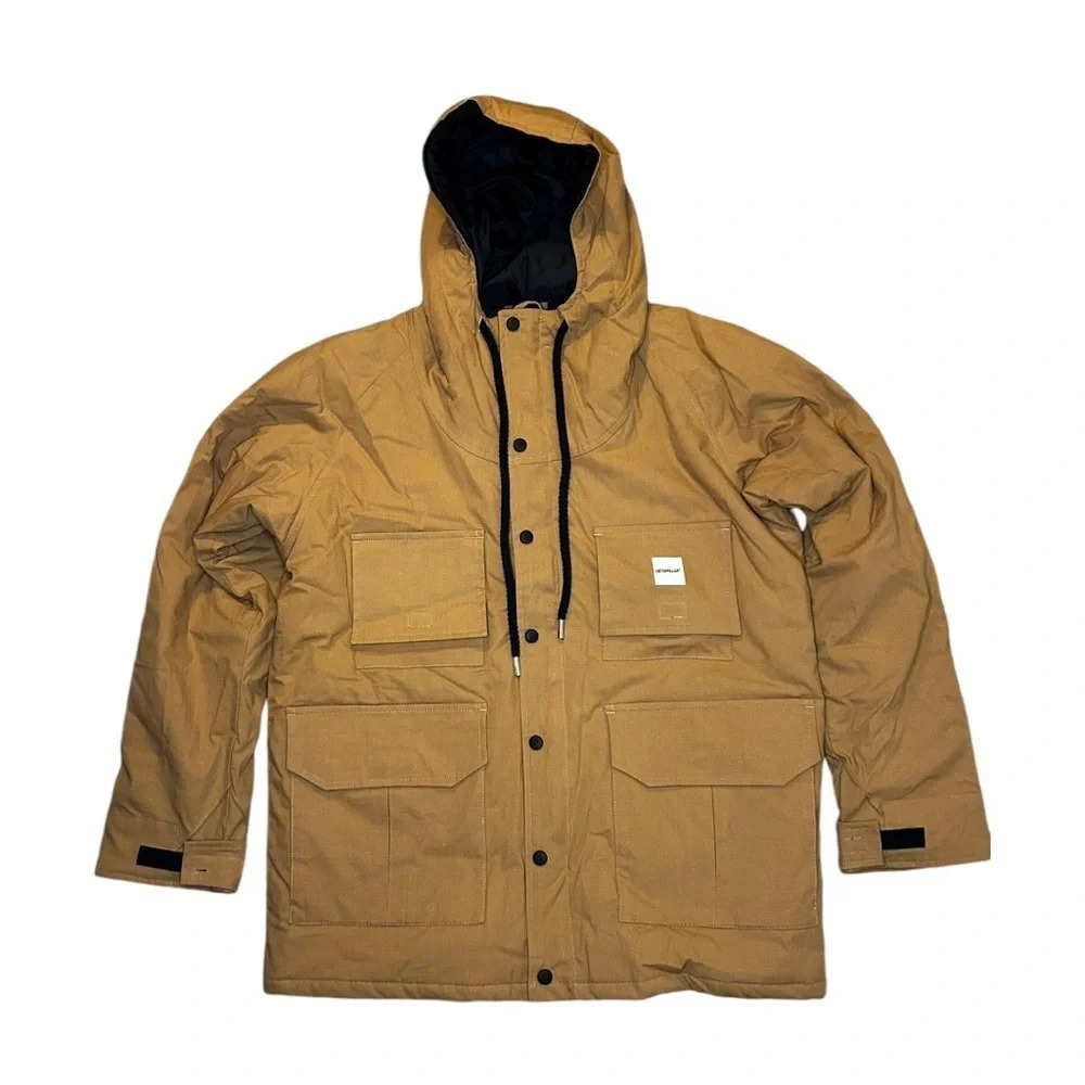 Caterpillar CAT Men’s WWR Ripstop Smock Camel Jacket Small